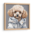 Perro Poodle macho a la moda - Mavel Per | Cuadro decorativo de Canvas Lab