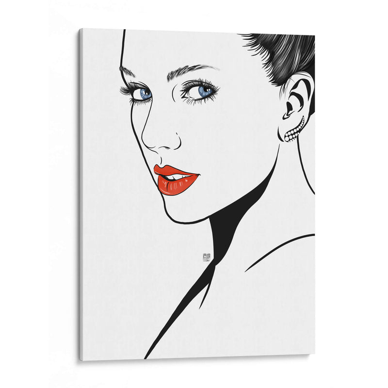 Swift Lines - Line Art | Cuadro decorativo de Canvas Lab