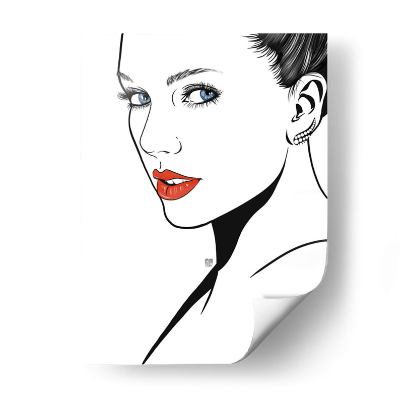 Swift Lines - Line Art | Cuadro decorativo de Canvas Lab