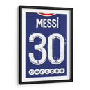 Messi PSG Jersey - David Aste | Cuadro decorativo de Canvas Lab