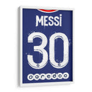 Messi PSG Jersey - David Aste | Cuadro decorativo de Canvas Lab