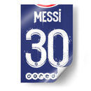 Messi PSG Jersey - David Aste | Cuadro decorativo de Canvas Lab