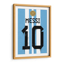 Messi Arg Jersey - David Aste | Cuadro decorativo de Canvas Lab