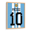 Messi Arg Jersey - David Aste | Cuadro decorativo de Canvas Lab