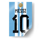 Messi Arg Jersey - David Aste | Cuadro decorativo de Canvas Lab