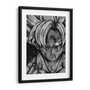 Goku Lines - Line Art | Cuadro decorativo de Canvas Lab