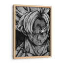 Goku Lines - Line Art | Cuadro decorativo de Canvas Lab