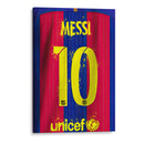 Messi Barca Jersey - David Aste | Cuadro decorativo de Canvas Lab
