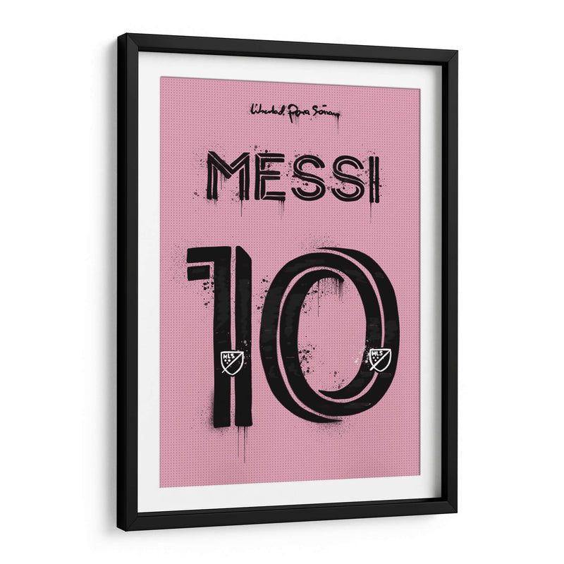 Messi Miami Jersey - David Aste | Cuadro decorativo de Canvas Lab