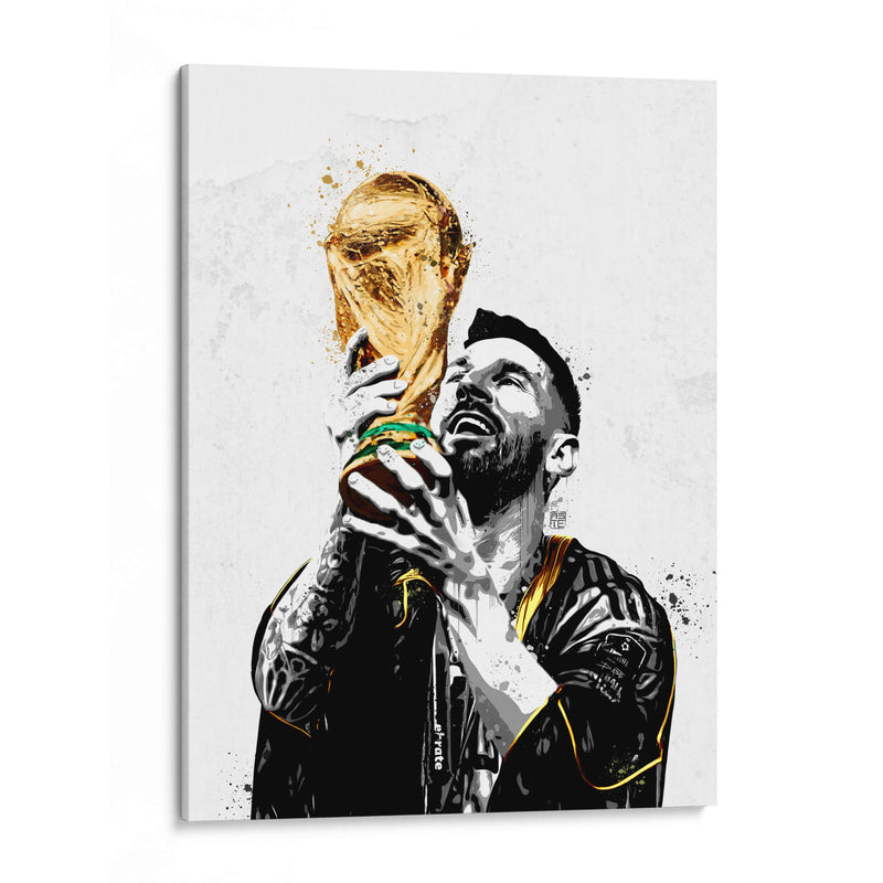 Messi World Cup - David Aste | Cuadro decorativo de Canvas Lab