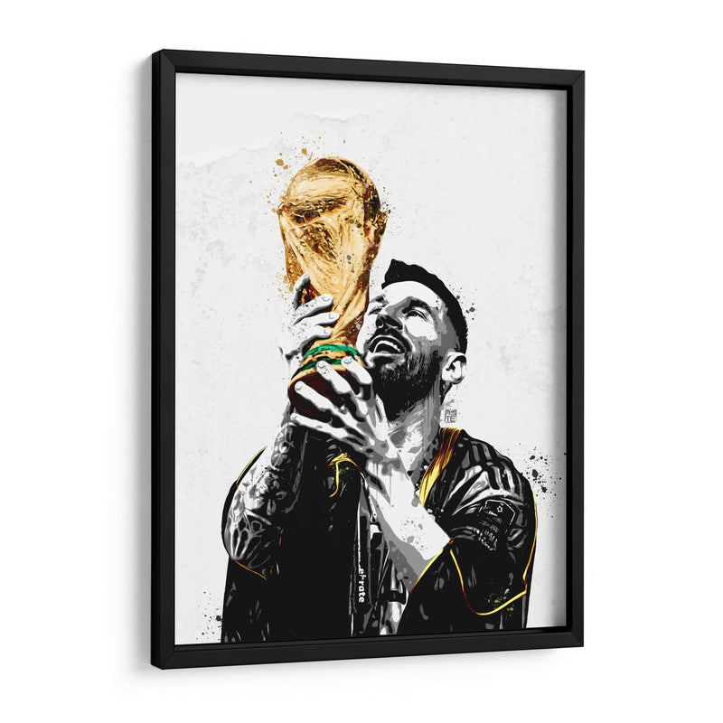 Messi World Cup - David Aste | Cuadro decorativo de Canvas Lab