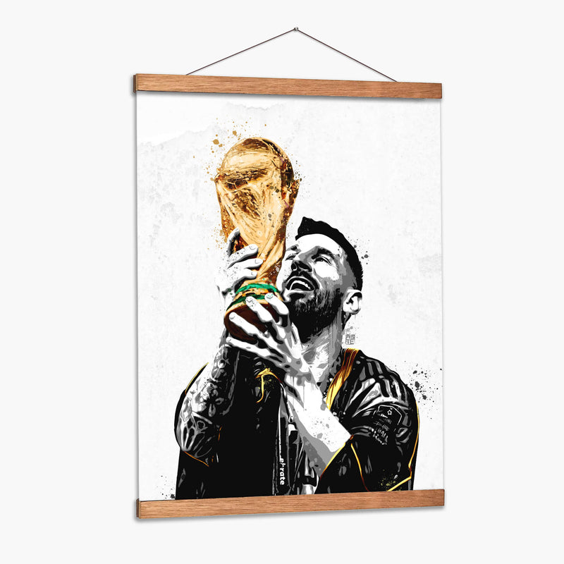 Messi World Cup - David Aste | Cuadro decorativo de Canvas Lab