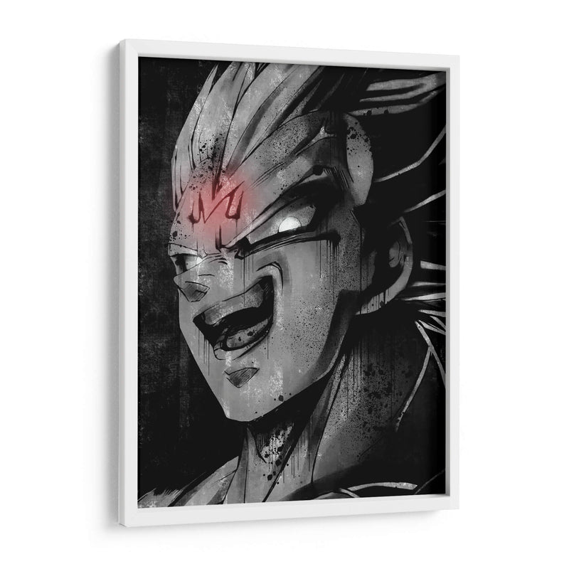 Vegeta Lines - Line Art | Cuadro decorativo de Canvas Lab