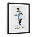Messi Argentina Graffiti - David Aste | Cuadro decorativo de Canvas Lab