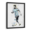 Messi Argentina Graffiti - David Aste | Cuadro decorativo de Canvas Lab