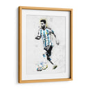 Messi Argentina Graffiti - David Aste | Cuadro decorativo de Canvas Lab