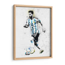Messi Argentina Graffiti - David Aste | Cuadro decorativo de Canvas Lab