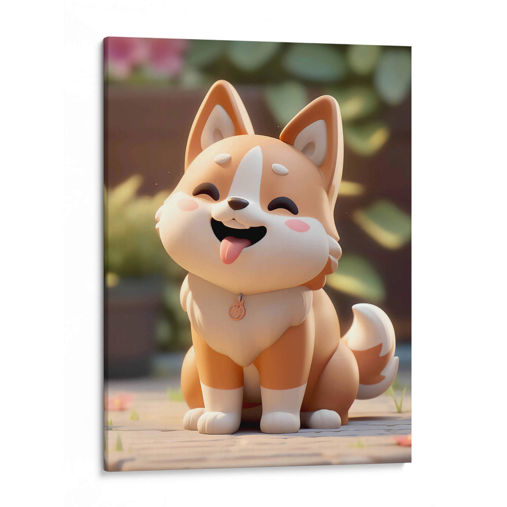 Mi Perro Amigo - 3  - DeLaVegaGaming | Cuadro decorativo de Canvas Lab