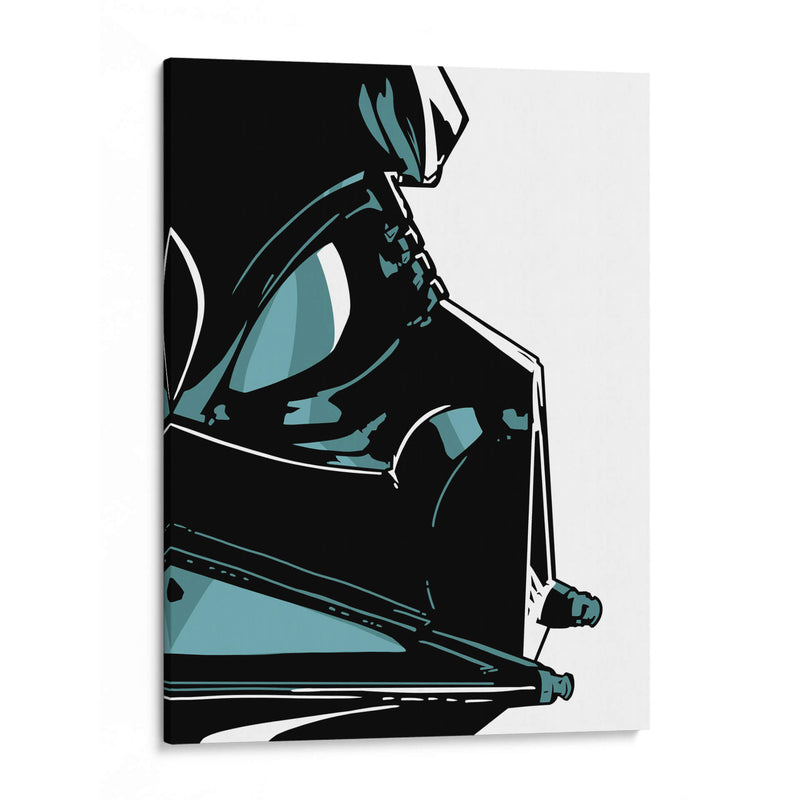 Vader Lines - Line Art | Cuadro decorativo de Canvas Lab