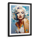 Dama azul - Paltik Arte Digital | Cuadro decorativo de Canvas Lab