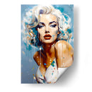 Dama azul - Paltik Arte Digital | Cuadro decorativo de Canvas Lab