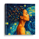 Mujer en la noche estrellada- Vincent Van Gogh - Coloratura | Cuadro decorativo de Canvas Lab