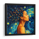 Mujer en la noche estrellada- Vincent Van Gogh - Coloratura | Cuadro decorativo de Canvas Lab