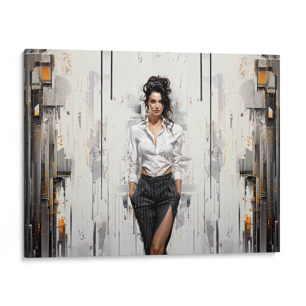 Lady Boss - Blanco y Negro - DeLaVegaGaming | Cuadro decorativo de Canvas Lab