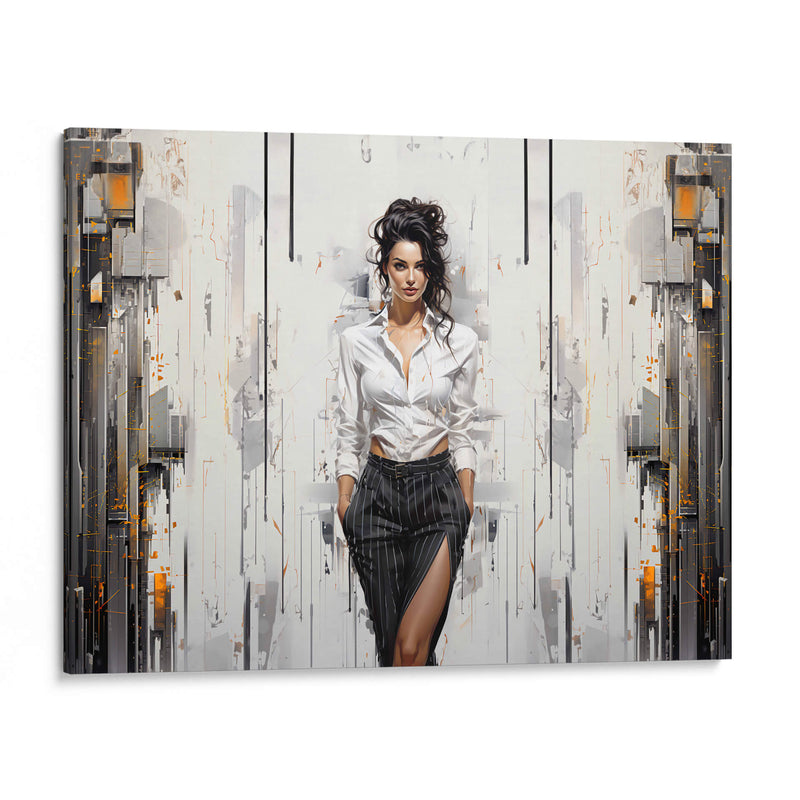 Lady Boss - Blanco y Negro - DeLaVegaGaming | Cuadro decorativo de Canvas Lab