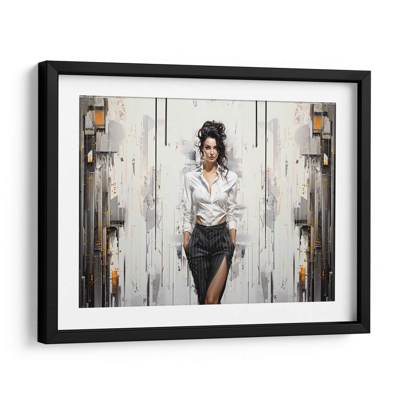 Lady Boss - Blanco y Negro - DeLaVegaGaming | Cuadro decorativo de Canvas Lab