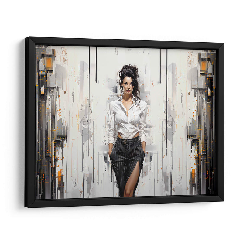 Lady Boss - Blanco y Negro - DeLaVegaGaming | Cuadro decorativo de Canvas Lab