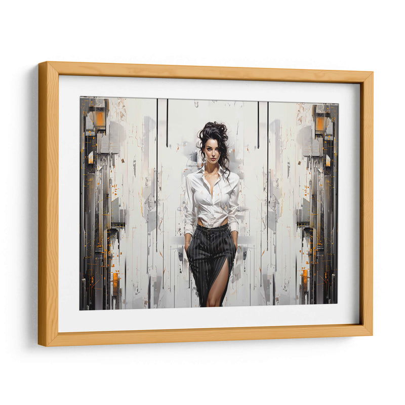 Lady Boss - Blanco y Negro - DeLaVegaGaming | Cuadro decorativo de Canvas Lab