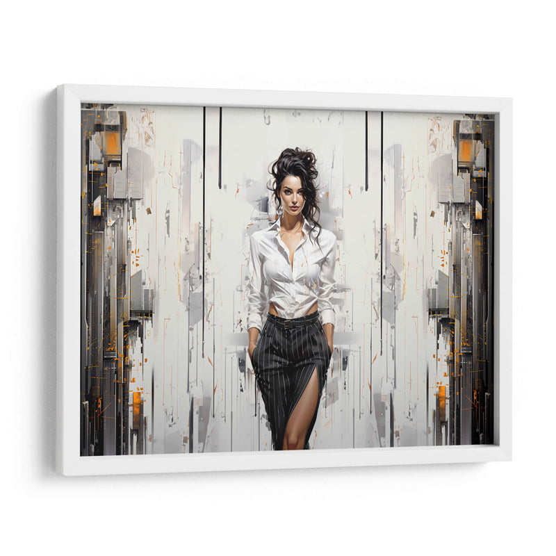 Lady Boss - Blanco y Negro - DeLaVegaGaming | Cuadro decorativo de Canvas Lab