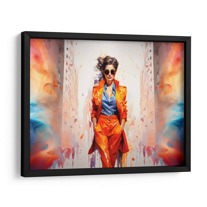 Lady Boss - Anaranjado - DeLaVegaGaming | Cuadro decorativo de Canvas Lab