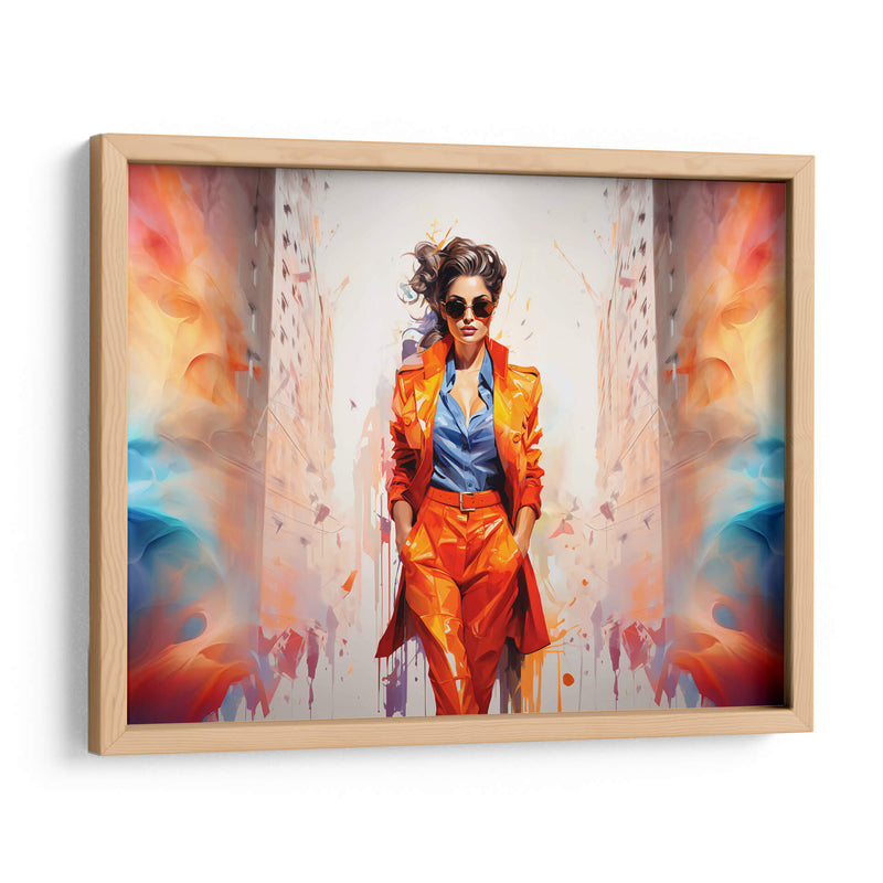 Lady Boss - Anaranjado - DeLaVegaGaming | Cuadro decorativo de Canvas Lab