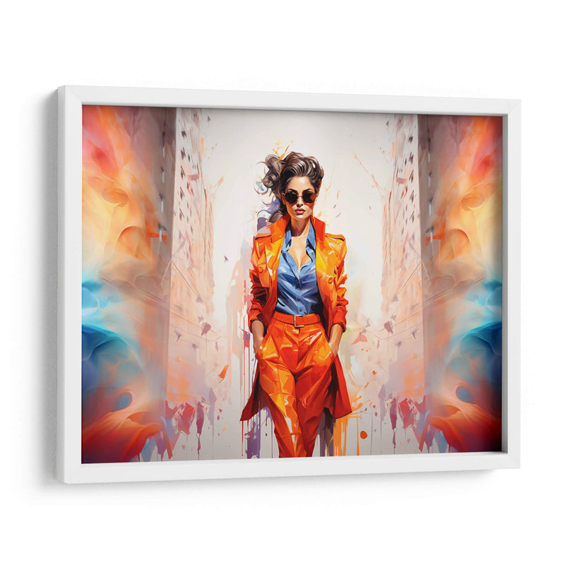 Lady Boss - Anaranjado - DeLaVegaGaming | Cuadro decorativo de Canvas Lab