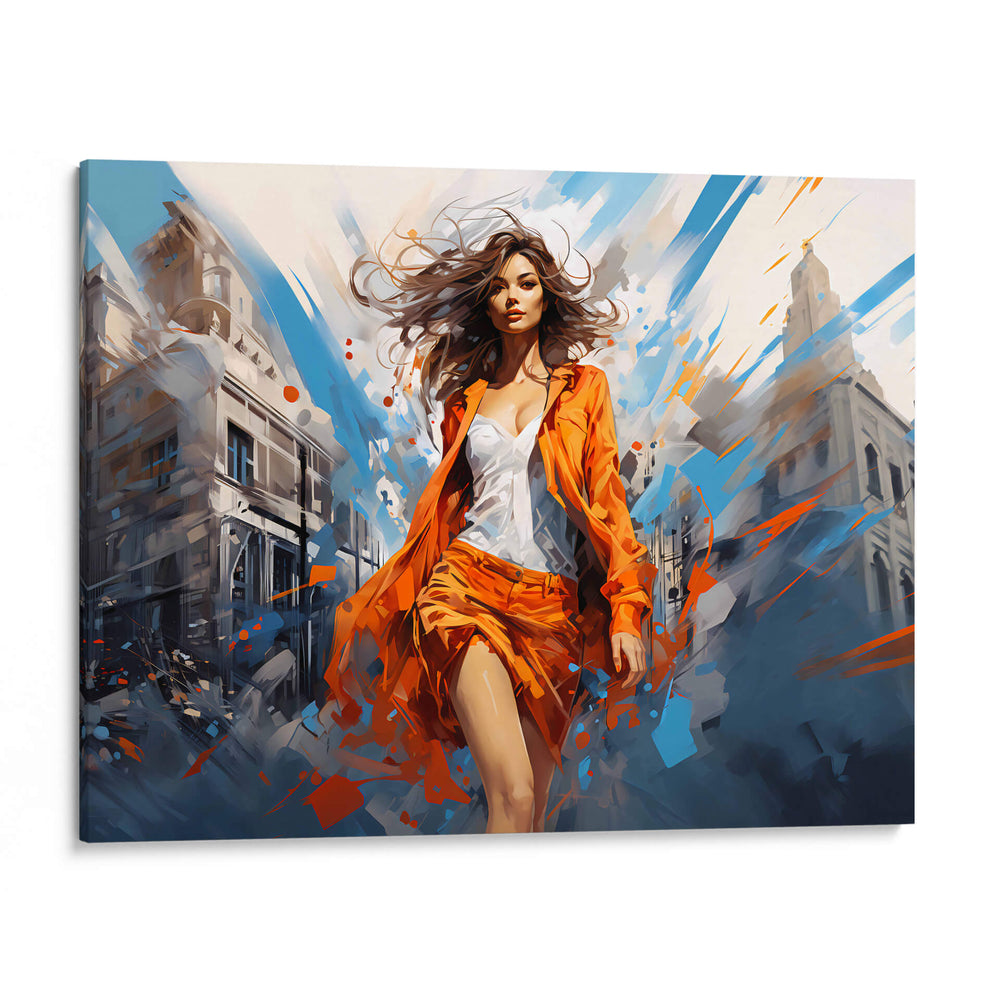 Lady Boss - Anaranjado - 2 - DeLaVegaGaming | Cuadro decorativo de Canvas Lab