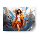 Lady Boss - Anaranjado - 2 - DeLaVegaGaming | Cuadro decorativo de Canvas Lab