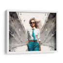 Lady Boss - Turqueza - DeLaVegaGaming | Cuadro decorativo de Canvas Lab