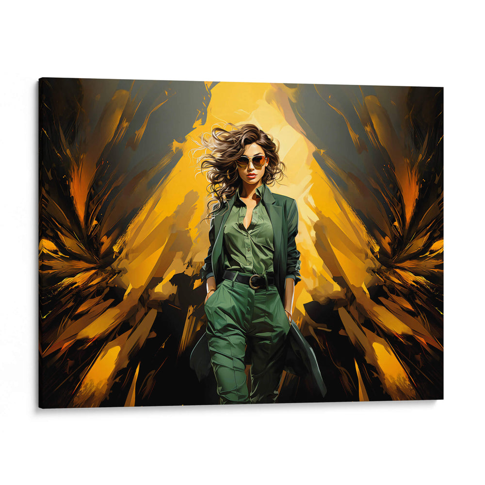 Lady Boss - Verde - DeLaVegaGaming | Cuadro decorativo de Canvas Lab