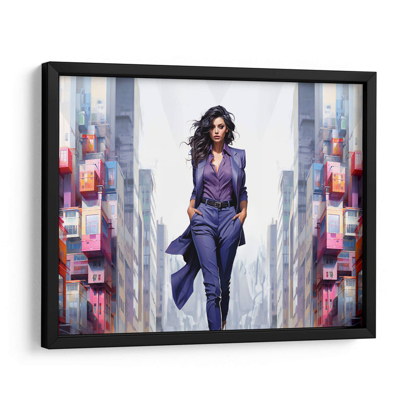 Lady Boss - Purpura - DeLaVegaGaming | Cuadro decorativo de Canvas Lab