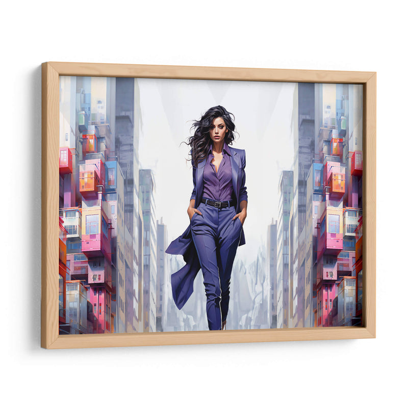 Lady Boss - Purpura - DeLaVegaGaming | Cuadro decorativo de Canvas Lab