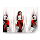 Lady Boss - Rojo - DeLaVegaGaming | Cuadro decorativo de Canvas Lab
