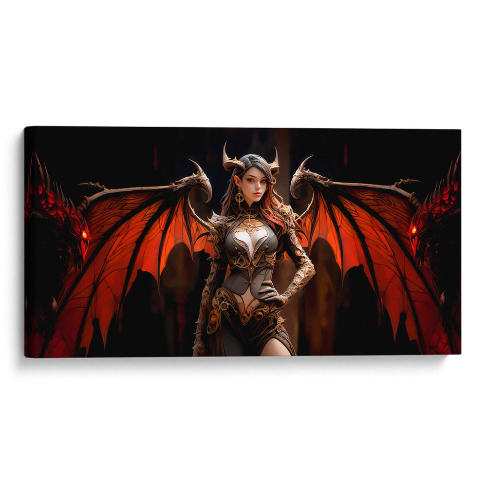 Demonia Dragón - DeLaVegaGaming | Cuadro decorativo de Canvas Lab