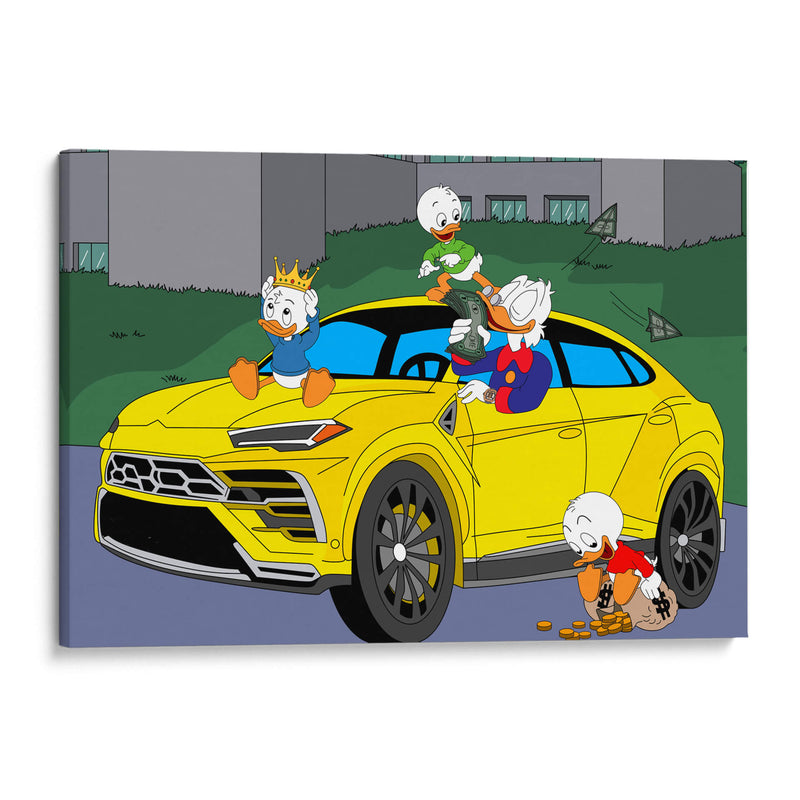 McDuck yellow - Khevth Art | Cuadro decorativo de Canvas Lab