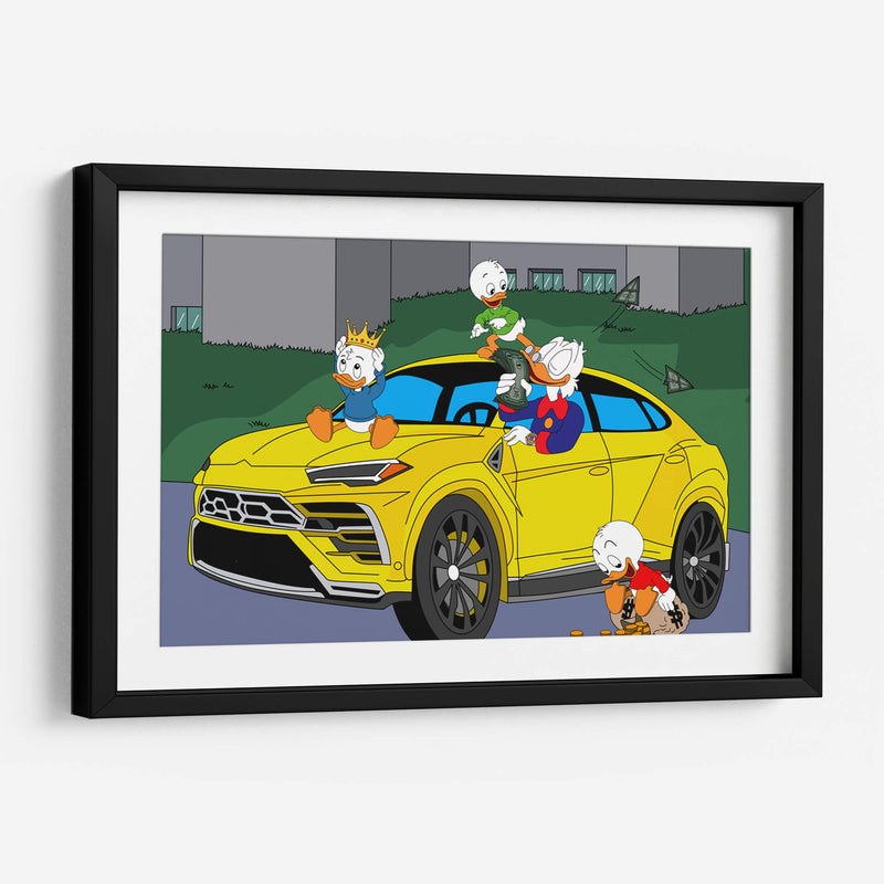 McDuck yellow - Khevth Art | Cuadro decorativo de Canvas Lab