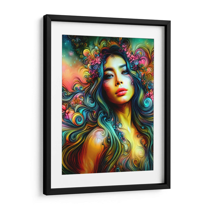 Curly girl - Paltik Arte Digital | Cuadro decorativo de Canvas Lab