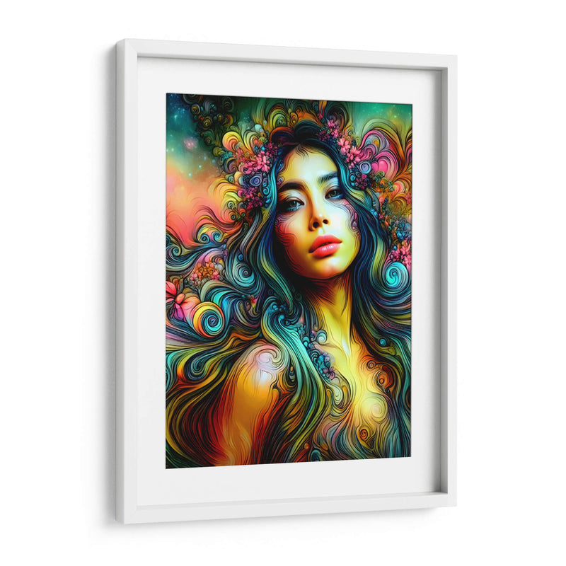 Curly girl - Paltik Arte Digital | Cuadro decorativo de Canvas Lab