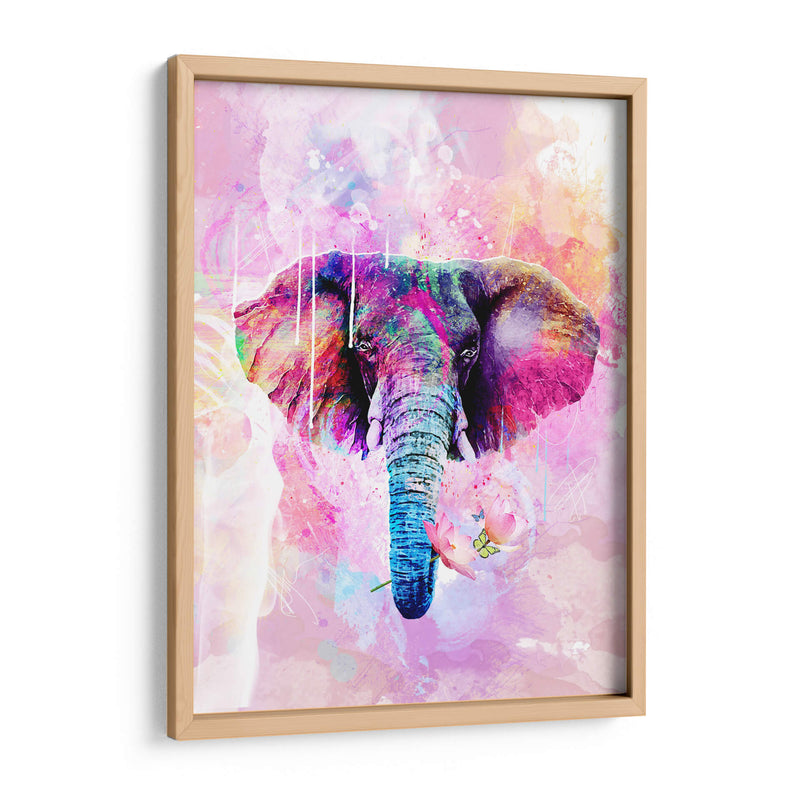 Elefante Splash - Lofty&Me | Cuadro decorativo de Canvas Lab