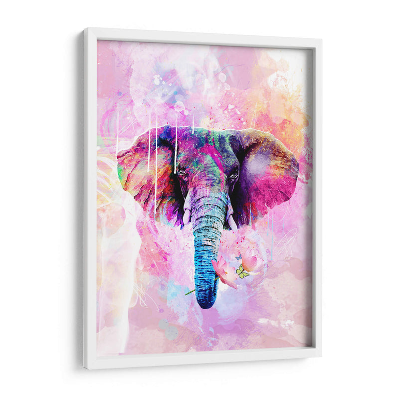 Elefante Splash - Lofty&Me | Cuadro decorativo de Canvas Lab